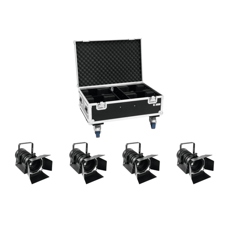 Eurolite - Set 4x LED THA-60PC + Case - LED Efeito Set | Z-Bombilla