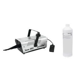 Eurolite - Set Snow 3001 Snow machine + Snow fluid 1l - Snow Machine | Z-Bombilla