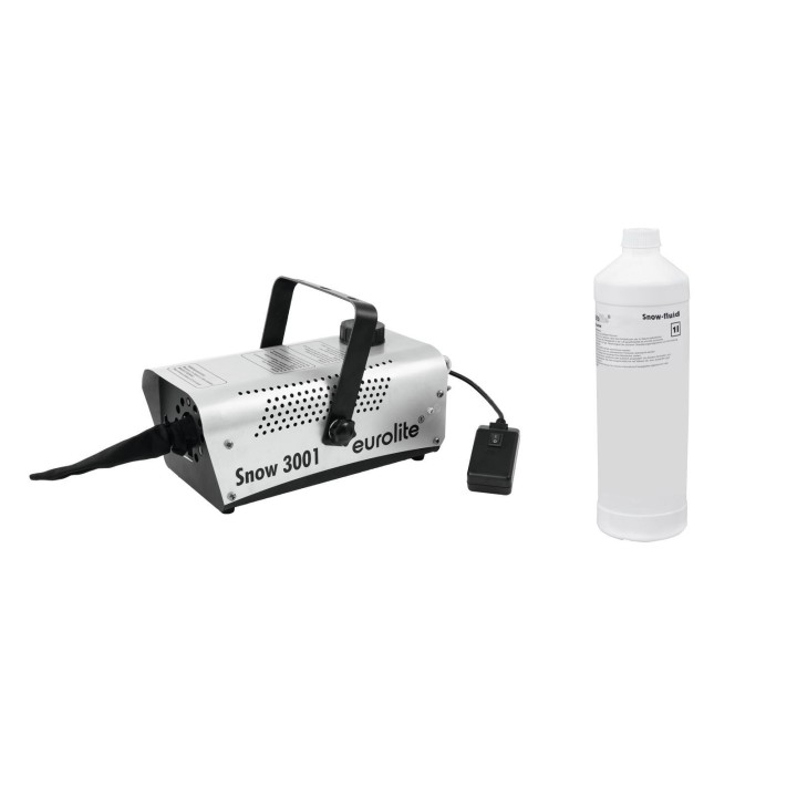 Eurolite - Set Snow 3001 Snow machine + Snow fluid 1l - Snow Machine | Z-Bombilla