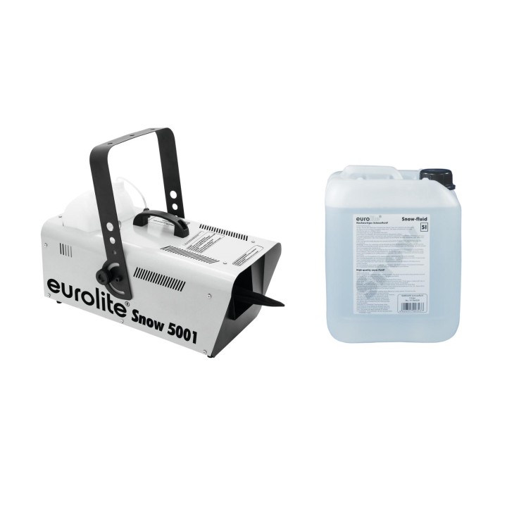 Eurolite - Set Snow 5001 Snow machine + Snow fluid 5l - Màquina de neu | Z-Bombilla