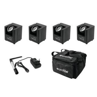 Eurolite - Set 4x AKKU UP-1 + SB-4 Soft-Bag - LED Efeito Set | Z-Bombilla