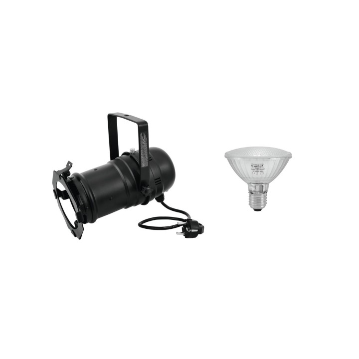 Eurolite - Set PAR-30 Spot bk + PAR-30 230V SMD 11W E-27 LED 6500K - Foco PAR-30 | Z-Bombilla