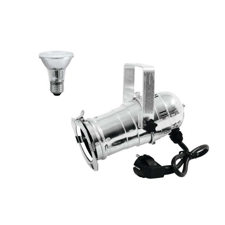 Eurolite - Set PAR-20 Spot sil + PAR-20 230V SMD 6W E-27 LED 3000K - Spotlight PAR-20 | Z-Bombilla