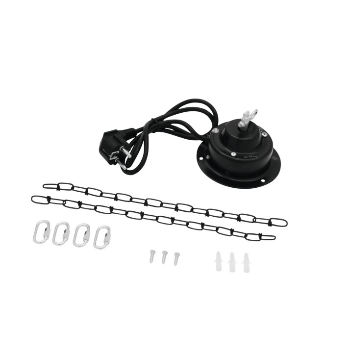 Eurolite - Mirror Ball 30cm with motor + LED PST-5 QCL Spot bk - Palle Specchio e Motori | Z-Bombilla