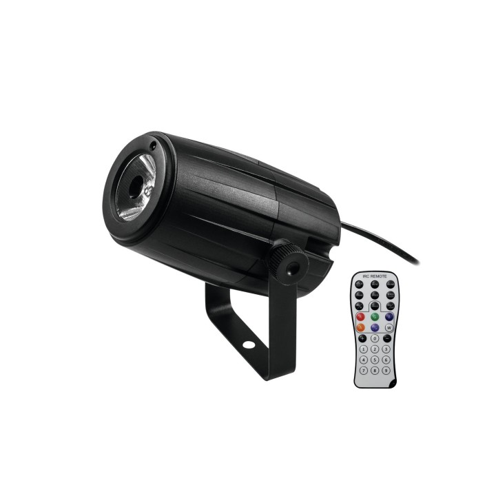 Eurolite - Mirror Ball 20cm with motor + LED PST-5 QCL Spot bk - Bolas de Espelho e Motores | Z-Bombilla