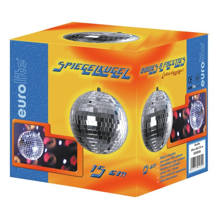 Eurolite - Mirror Ball 15cm - Bolas de Espelho e Motores | Z-Bombilla
