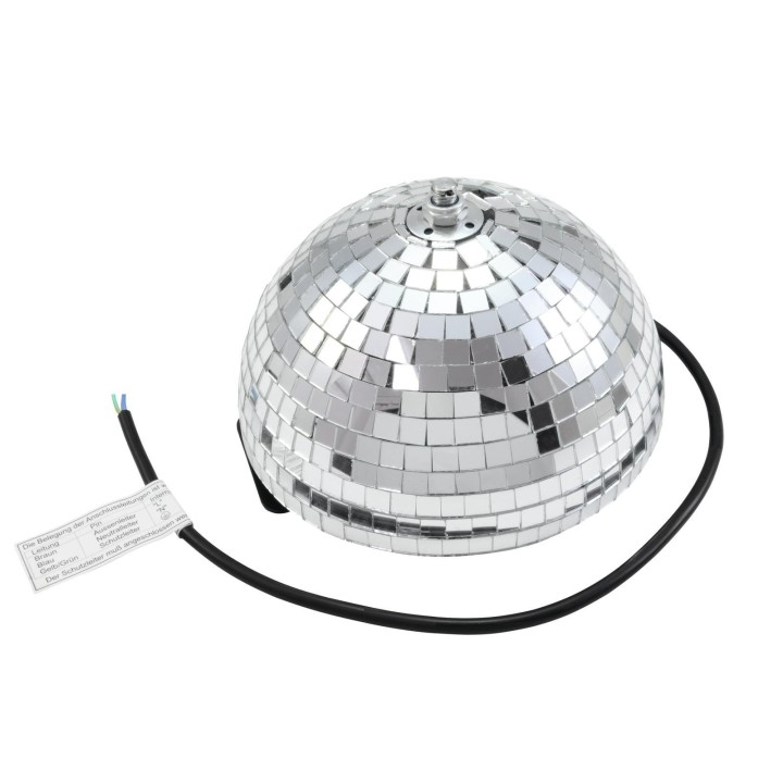 Eurolite - Half Mirror Ball 20cm motorized - Palle Specchio e Motori | Z-Bombilla