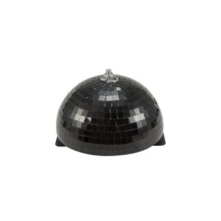 Eurolite - Half Mirror Ball 20cm black motorized - Palle Specchio e Motori | Z-Bombilla