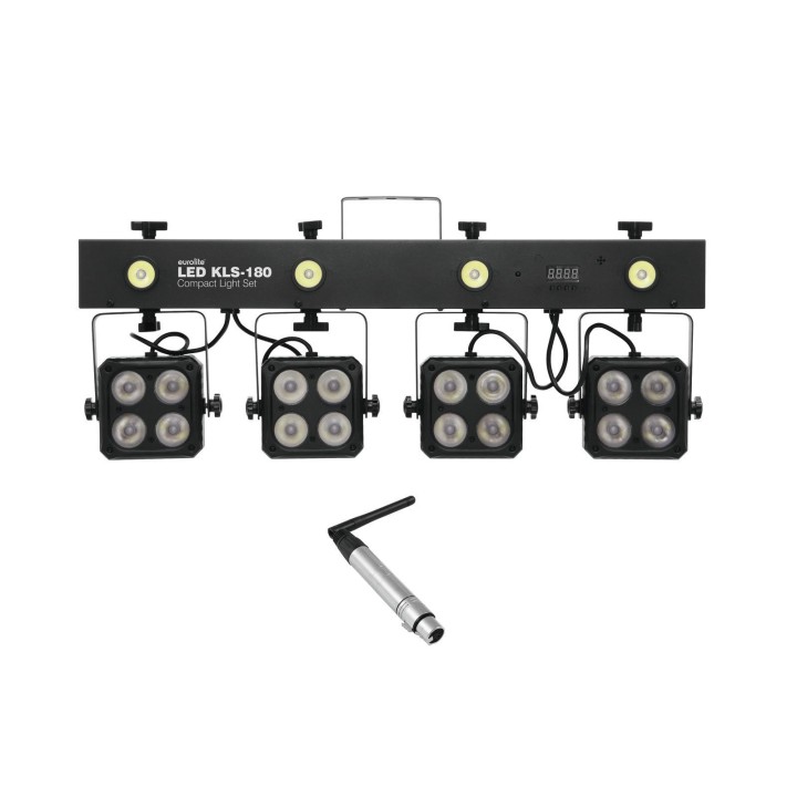 Eurolite - Set LED KLS-180 + QuickDMX  - LED Efeito Set | Z-Bombilla