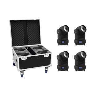Eurolite - Set 4x LED TMH-X1 Moving-Head Beam + Case - Cap Mòbil | Z-Bombilla