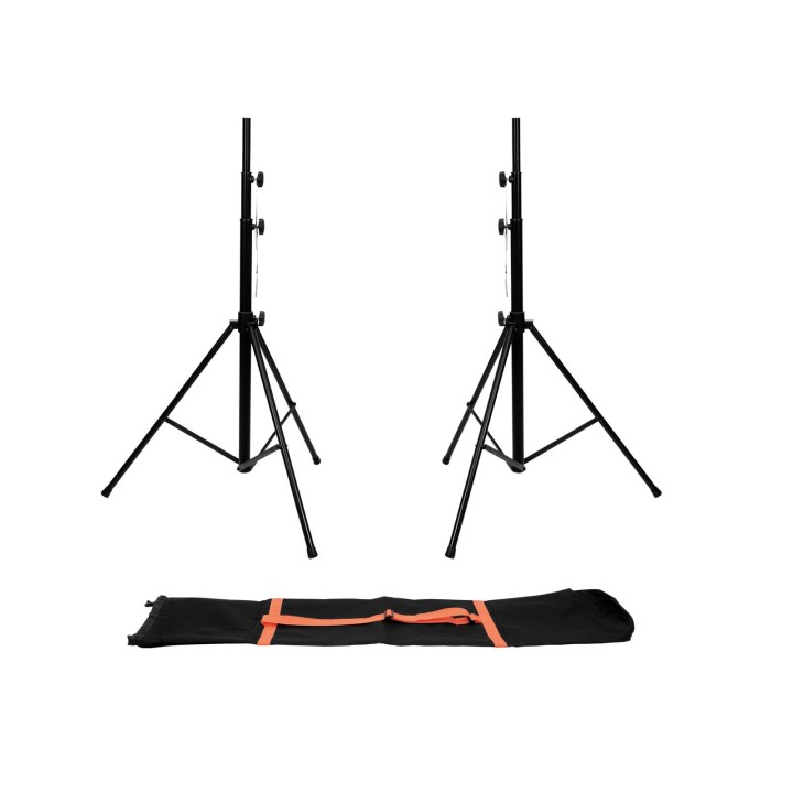 Eurolite - Set 2x LS-1 EU Steel + Carrying bag - Trípode Elevació Manual | Z-Bombilla