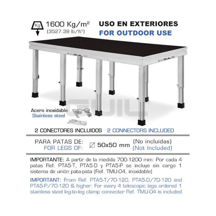 Guil - TM440XXL/2x1 - Palete TM440XXL sem pernas (... | Z-Bombilla