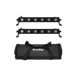 Eurolite - Set 2x LED BAR-6 QCL RGBW + Soft Bag - Barra LED | Z-Bombilla