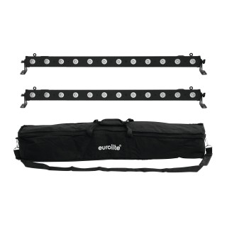 Eurolite - Set 2x LED BAR-12 QCL RGBW + Soft Bag - Barra LED | Z-Bombilla