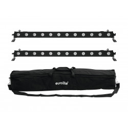 Eurolite - Set 2x LED BAR-12 QCL RGBW + Soft Bag 1