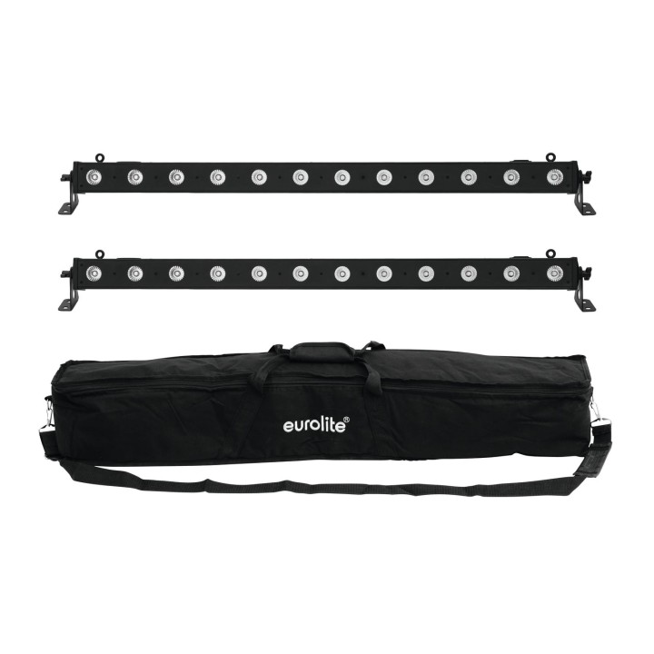 Eurolite - Set 2x LED BAR-12 QCL RGBW + Soft Bag - Barra LED | Z-Bombilla