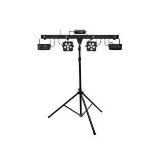 Eurolite - Set LED KLS Laser Bar PRO FX Light Set + M-4 Speaker-System Stand - LED Efeito Set | Z-Bombilla