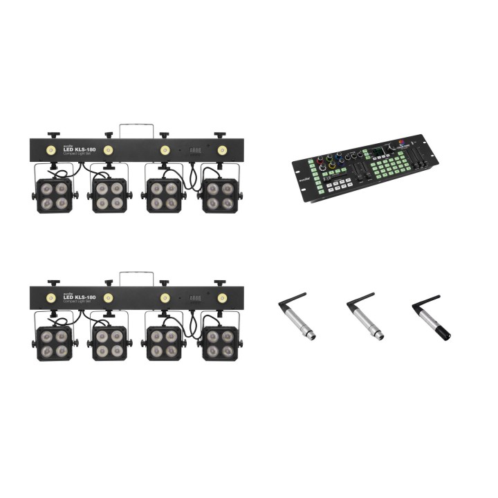 Eurolite - Set 2x KLS-180 + Color Chief - LED Efeito Set | Z-Bombilla
