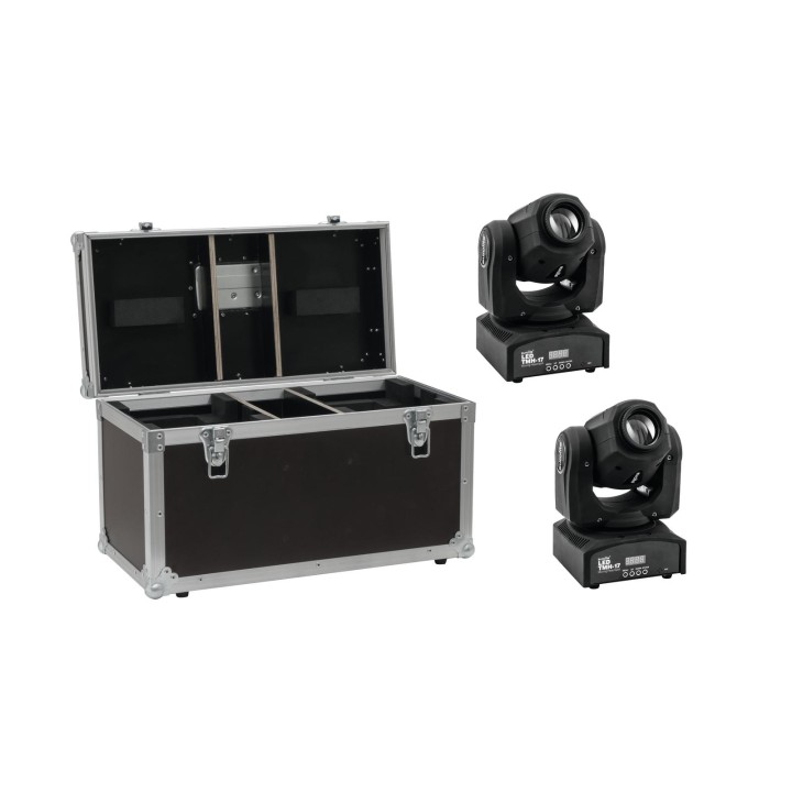 Eurolite - Set 2x LED TMH-17 Spot + Case - Lyres SPOT | Z-Bombilla