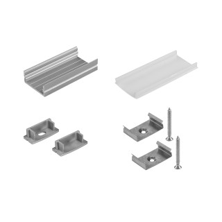 Eurolite - Mounting set U-profile 20mm - Acessórios | Z-Bombilla