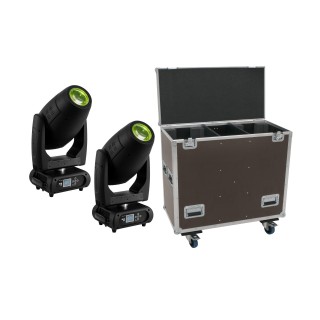 Eurolite - Set 2x DMH-300 CMY Moving-Head + Case - Cap Mòbil | Z-Bombilla
