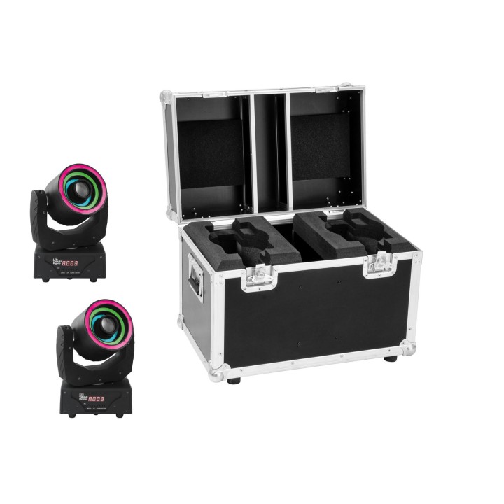 Eurolite - Set LED TMH-41 Hypno Moving-Head Spot + Case - Moving heads SPOT | Z-Bombilla
