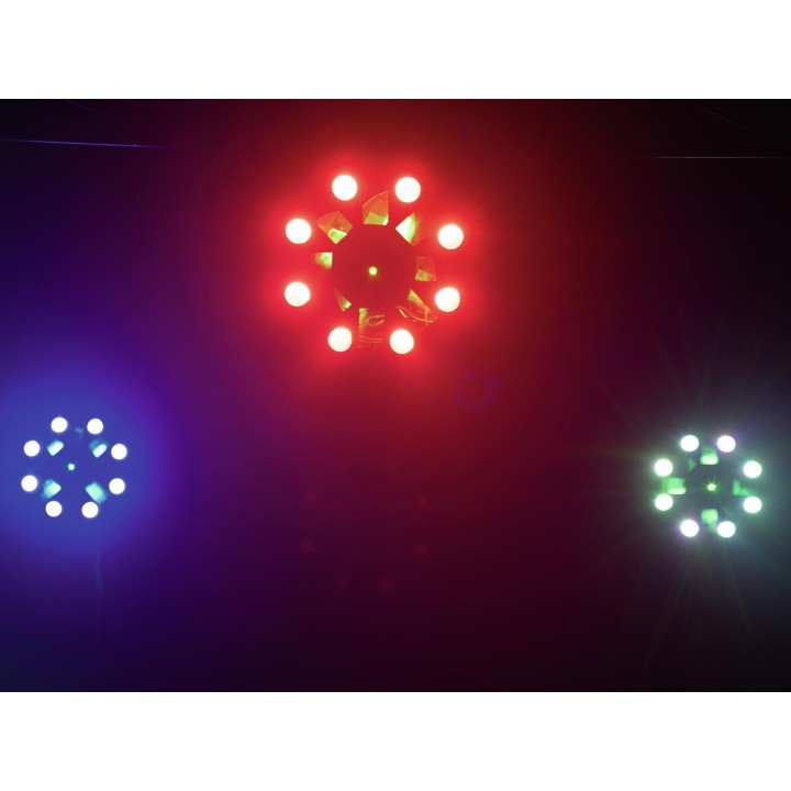 Eurolite - LED FE-1750 Hybrid Laserflower - Vário efeito de LED | Z-Bombilla