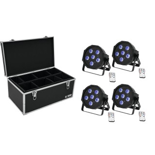 Eurolite - Set 4x LED SLS-603 TCL UV Floor + Case TDV-1 - Other LED's Spotlight | Z-Bombilla