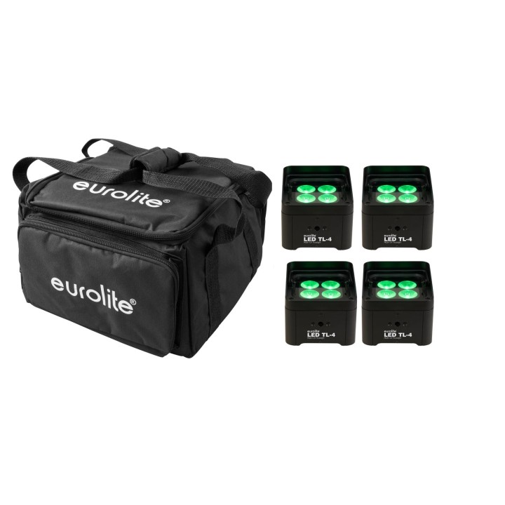 Eurolite - Set 4x LED TL-4 Trusslight + Softbag - Set Efecte LED | Z-Bombilla