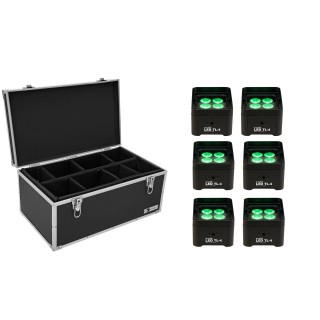 Eurolite - Set 6x LED TL-4 Trusslight + Case - LED Efeito Set | Z-Bombilla