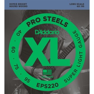 D'addario - EPS220 PROSTEELS SUPER LIGHT - Bass String | Z-Bombilla