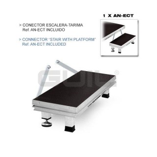 Guil - ECT20-100 - Escadas Modulares - Escada Plataforma | Z-Bombilla