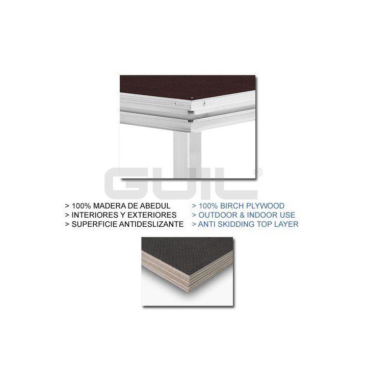 Guil - ECT20-100 - Modular Stairs - Ladder Platform | Z-Bombilla