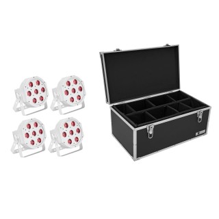 Eurolite - Set 4x LED SLS-7 HCL Floor white + Case - Other LED's Spotlight | Z-Bombilla