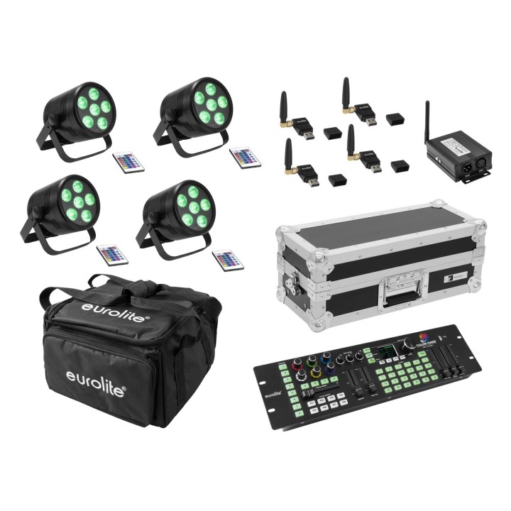 Eurolite - AKKU Mobile Bundle - Faretti LED diversi | Z-Bombilla