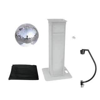 Eurolite - Set Mirror ball 50cm with Stage Stand variable + Cover black - Palle Specchio e Motori | Z-Bombilla