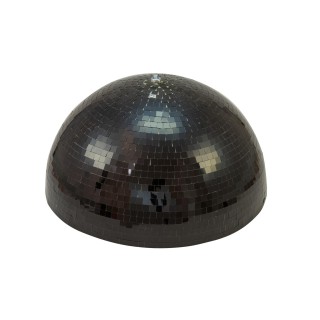 Eurolite - Half Mirror Ball 40cm black motorized - Palle Specchio e Motori | Z-Bombilla