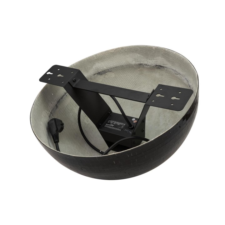 Eurolite - Half Mirror Ball 40cm black motorized - Palle Specchio e Motori | Z-Bombilla