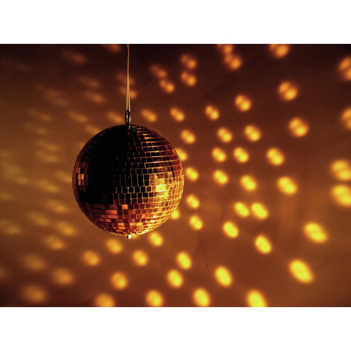 Eurolite - Mirror ball 15cm gold - Palle Specchio e Motori | Z-Bombilla