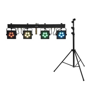 Eurolite - Set LED KLS-902 + STV-60-WOT EU Steel stand black - LED Efeito Set | Z-Bombilla