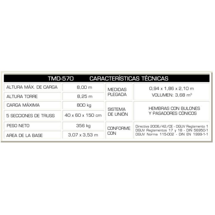 Guil - TMD-570 - Ground Support Tower | Z-Bombilla