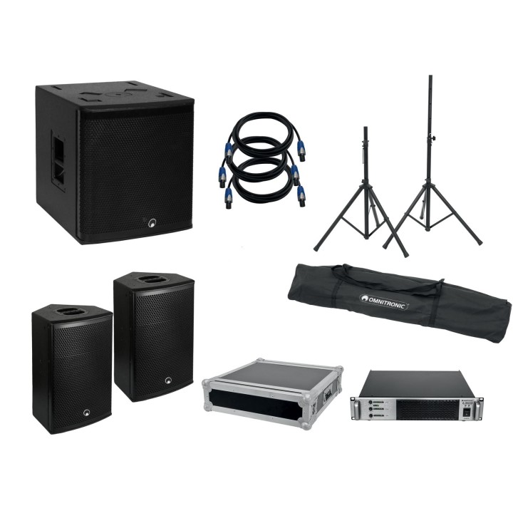 Omnitronic - PAS MK3 Party Set - Pack de Equipamento Musical | Z-Bombilla