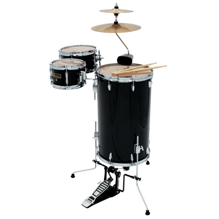 Dimavery - CDS Cocktail Drum set, black - Bateria Acústica | Z-Bombilla