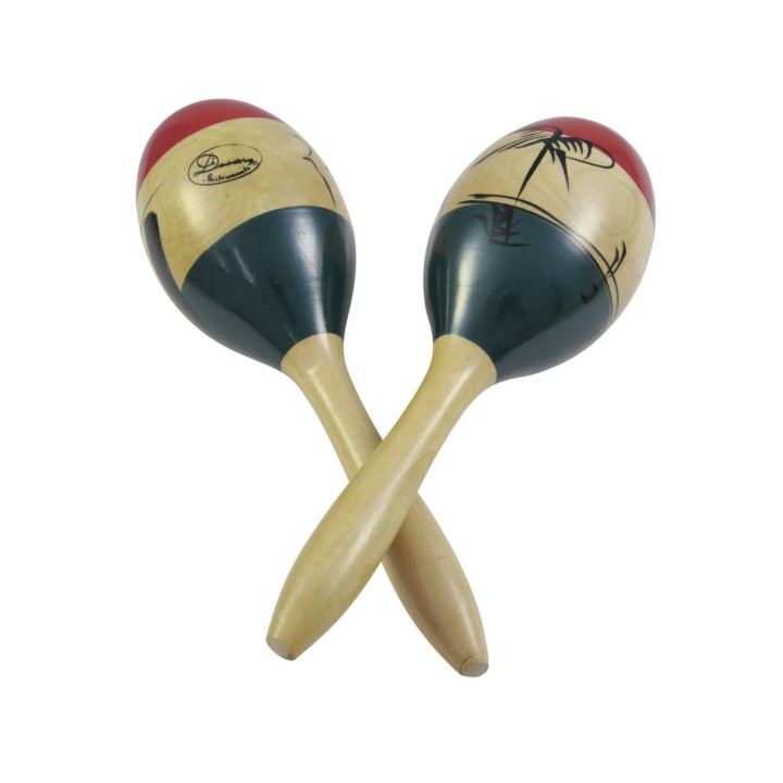 Dimavery - Maracas Jamaika, wood 2x - Vários Percussion | Z-Bombilla