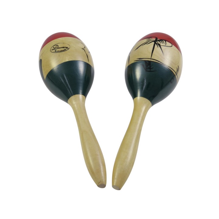 Dimavery - Maracas Jamaika, wood 2x - Vários Percussion | Z-Bombilla
