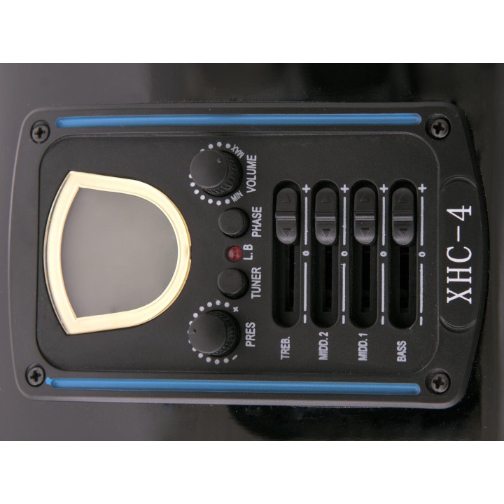 Dimavery - DR-612 Western guitar 12-string, black - Acoustic Guitar | Z-Bombilla