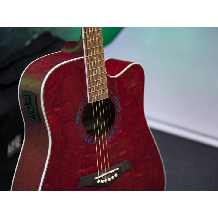 Dimavery - JK-510 Western guitar, cutaway, grained - Acoustic Guitar | Z-Bombilla