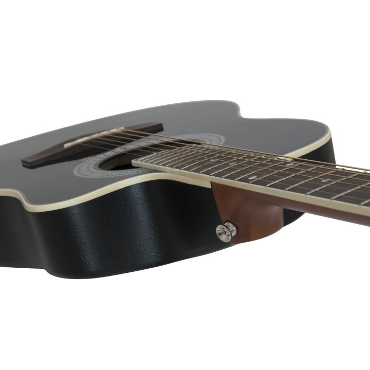 Dimavery - RB-300 Roundback, black - Acoustic Guitar | Z-Bombilla