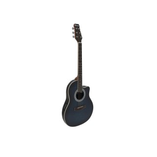 Dimavery - RB-300 Roundback, blue - Acoustic Guitar | Z-Bombilla