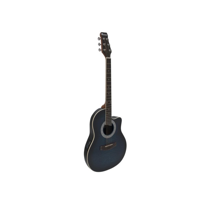 Dimavery - RB-300 Roundback, blue - Acoustic Guitar | Z-Bombilla
